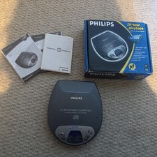Philips AX1100 Portable CD Player Stereo - BOXED - No Earphones - Tested 