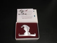 SAPA ALCOA EXTRUSIONS ALUMINUM ELF CHRISTMAS ORNAMENT WITH BOX