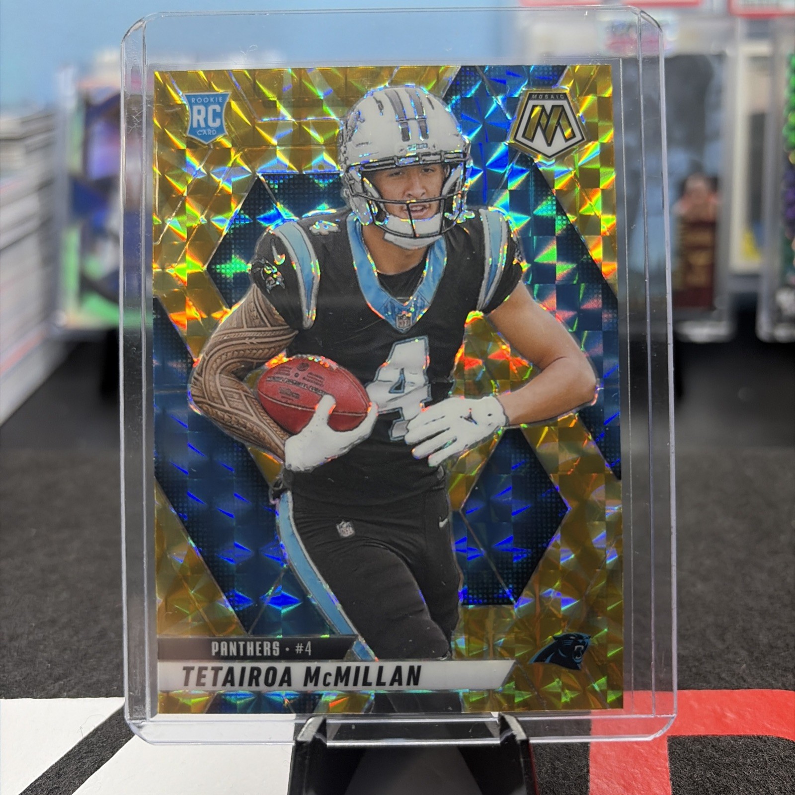 Tetairoa McMillan #309 Yellow Reactive 2025 Mosaic 💎  