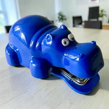 Blue Hippo Hippopotamus Novelty Desk Stapler ...