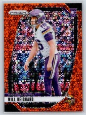 2024 Panini Prizm #396 Will Reichard Orange Disco Prizm