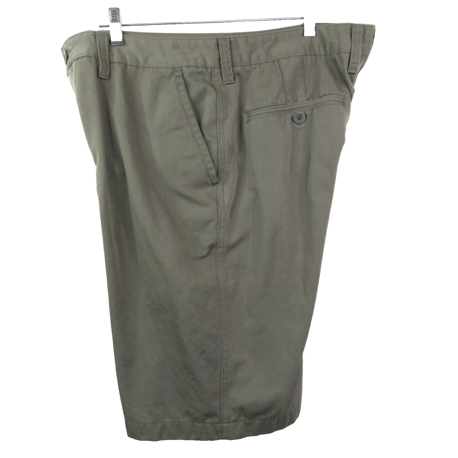Quiksilver Brown Shorts Chino Size 36 x 11 Cotton Blend Surf Skate