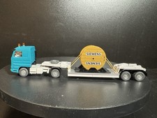 WIKING SIEMENS 1:87 H0 Werbemodell Scania 143M Kabeltransporter Schwerlastzug