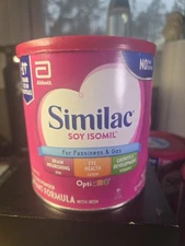New Similac Soy Isomil Formula 12.4 oz Powder Expiration May 2026 Fussiness&gas