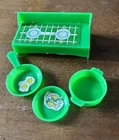Vintage Barbie 1974 Yellowstone Kelly Accessories Camp Stove Pot Skillet