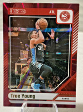 2024 Panini Donruss TRAE YOUNG International Holo Maroon Laser #93 SP