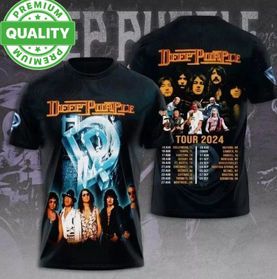New Deep Purple Tour 2024 3D Shirt POLYESTER S-5XL PM520