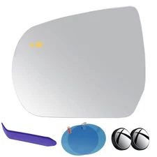 Driver Side Mirror Glass For ATS Sedan 2013-2018 CT4 2020-2025 Heated Blind Spot