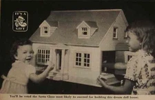Cape Cod DOLL HOUSE Bungalow 1948 How-To Build PLANS