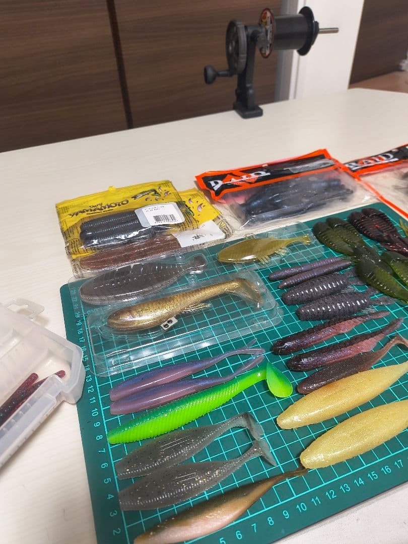 Bass Worm Set Egg Chunk Hira Tyler Yama Senko Fat Squid Many - Image 3