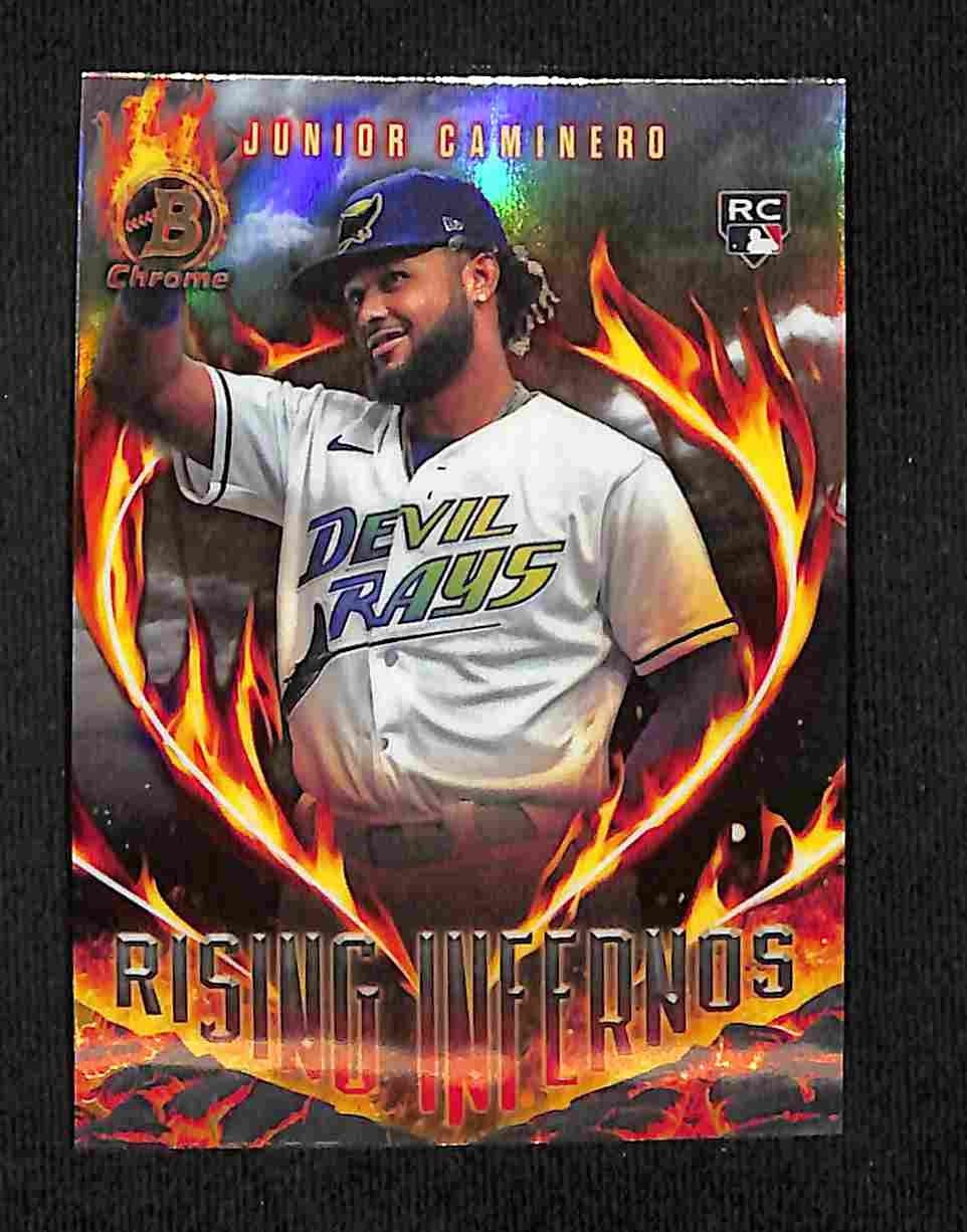 2024 Bowman - Rising Infernos Junior Caminero #RI-6 (RC)