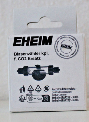 EHEIM Tachometer Tacho Seifenblasen Mit Rückschlagventil CO2  - 13.5 4125 S16
