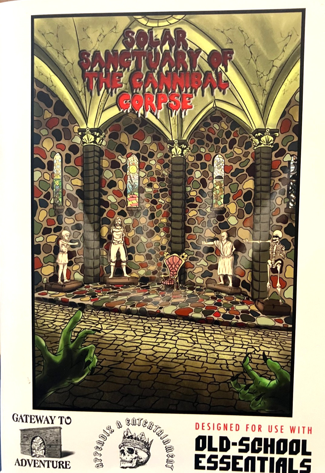 Solar Sanctuary of the Cannibal Corpse-Old School Essentials- New