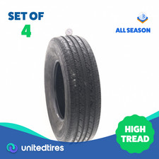 Set Of 4 Used Lt 24575r16 Bridgestone V-steel Rib 265 120116s - 11.5-1232 Set Of 4 Used Lt 24575r16 Bridgestone V-steel Rib 265 120116s - 11.5-1232