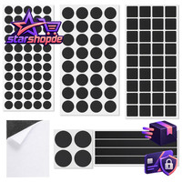 132 StüCk Antirutsch Pads, Anti Rutsch Pad Selbstklebend Rutschhemmer Gummi Matt