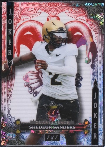 Shedeur Sanders 2024 Wild Card 7 Card Studs Joker 1/1 Rc | eBay