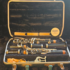 Vintage Bundy Clarinet w/ Case Tested Working Extra Barrel Lyre Reeds 513611