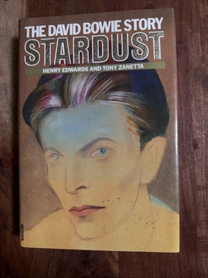 DAVID BOWIE - Stardust  rare hardcover book from 1986