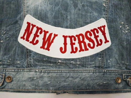 Bon Jovi, Energie Patched Battle Denim Mens Jacket Size M image 9