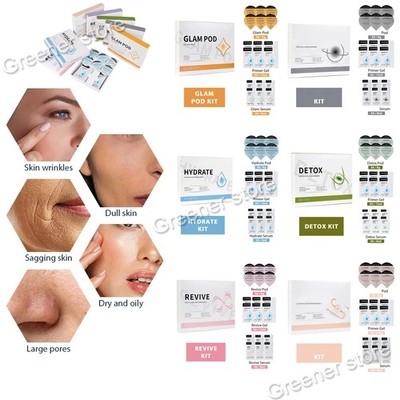 Glam Pod Aqua Gesicht Schönheit CO2 Pods Blase Revive Pods Capsule Gels Face SPA