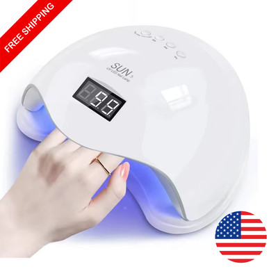 48W Gel UV LED Nail Lamp Light Nail Polish Dryer with 4 Timers Nail Art Tools