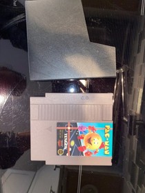PAC-MAN ORIGINAL NINTENDO NES AUTHENTIC Grey Cartridge