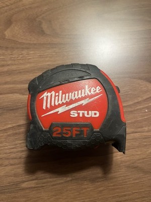 Milwaukee Stud 25ft Tape Measure Belt Clip Heavy Duty Contractor Tool