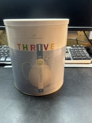 Thrive Dairy Instant Milk #10 Shelf Reliance Prepper Camper & Emergency Food