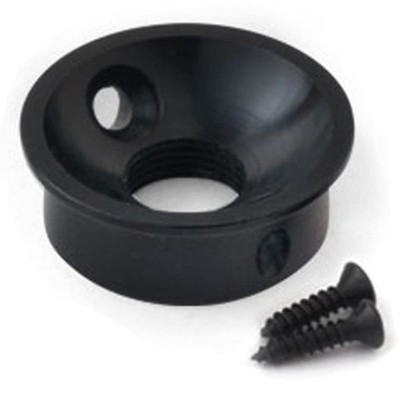 MannMade USA - Tele Electro-Socket Jack  Cup - Black plated brass