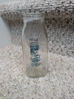 Vintage West Side Dairy Dairy Products 1/2 pint Glass  Milk Bottle Sauk City Wis