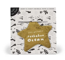 Peekaboo Ocean: Baby's First Crinkle Peek-A-Book - Lift the flap! (Wee Gallery,
