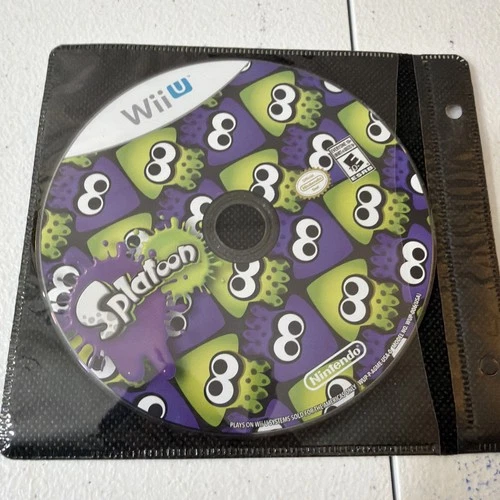 Splatoon - Nintendo Wii U video game- disc only Excellent Condition