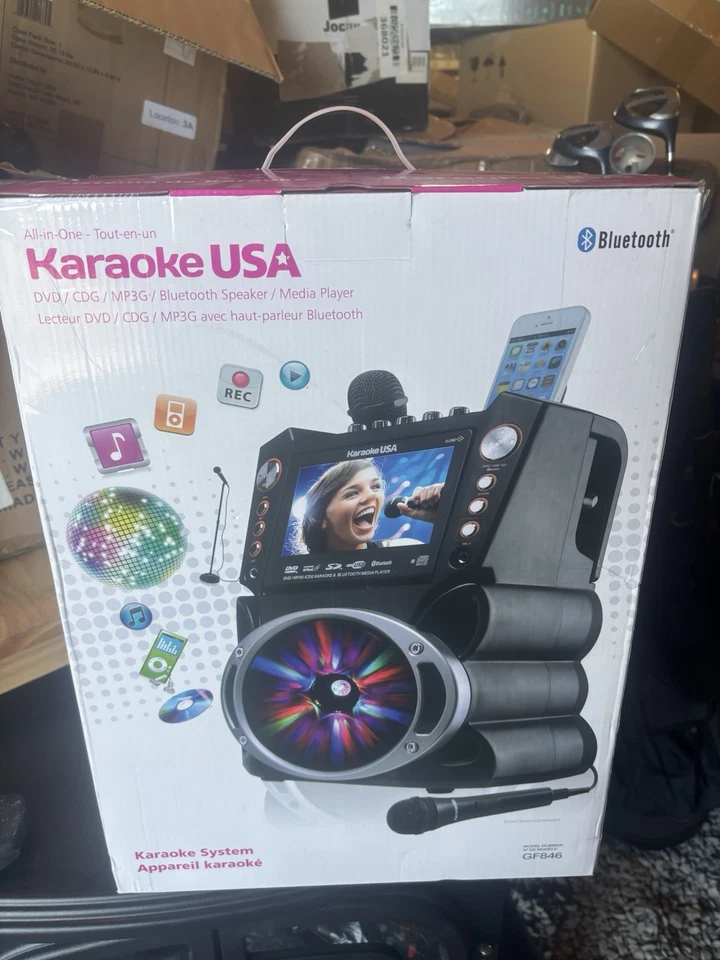 Sistema de karaoke inalámbrico Karaoke USA GF846 Foto 4 de 4