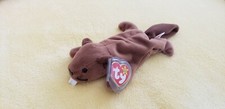 RETIRED Ty Beanie Baby BUCKY Beaver With ERRORS Style 4016- RARE - MINT - 1995