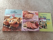 Weight Watchers Lot of 3 Books - In No Time, Simply the Best, Annual Recipes 06