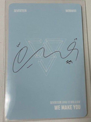 SEVENTEEN WONWOO 2018 JAPAN WE MAKE YOU Limited Edition A #HAPPY