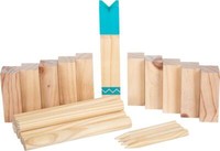 Wikingerspiel Kubb Kompakt „Active“, Wikinger Schach, Wurfspiel Aus Holz