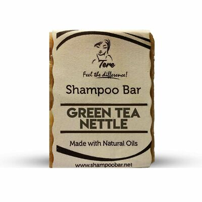 Grüner Tee Brennnessel Reisegröße Shampoo handgefertigt, natürlich und umweltfreundlich Shampoo