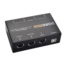 MIDI THRU-6 Pro Box USB MIDI Interface 1-In 6-Out 6 Channels MIDI Spliter 