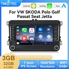 7" Android Car Radio Carplay Sat Nav For VW Golf MK5 Caddy Touran Passat Seat