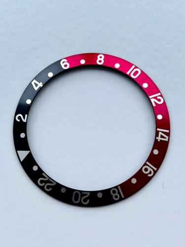 SUPERB VINTAGE ROLEX FAT FONT SERIF COKE INSERT GMT MASTER 16700 16710 16760