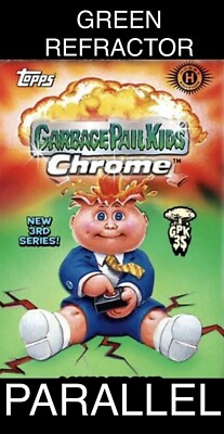 GREEN REFRACTOR 2020 Garbage Pail Kids CHROME 3 U pick Complete Your Set GPK