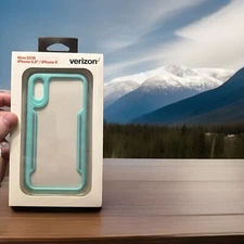 Verizon Slim Case for Apple iPhone XS / iPhone X - Teal 5.8" Cell Phone Case