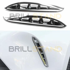 For Toyota Venza 2021 2022 2023 2024 Chrome Front Bumper Fog Light Cover Trim