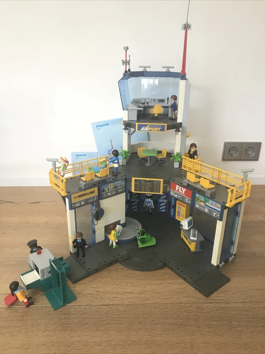 Playmobil Aéroport 3187 - Vintage City - Avion Avec Chiens - Occasion
