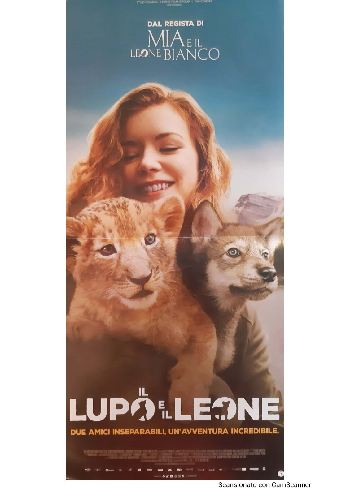 Locandina originale film Il lupo e il leone (2021) - Regia di Gilles de Maistre