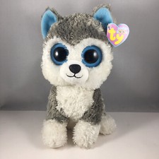  NMT Ty Beanie Boos - SLUSH the Husky Dog 9" Medium  2010 snow wonder  Tags 