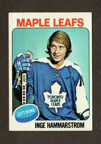Inge Hammarstrom #168 1975 Topps card