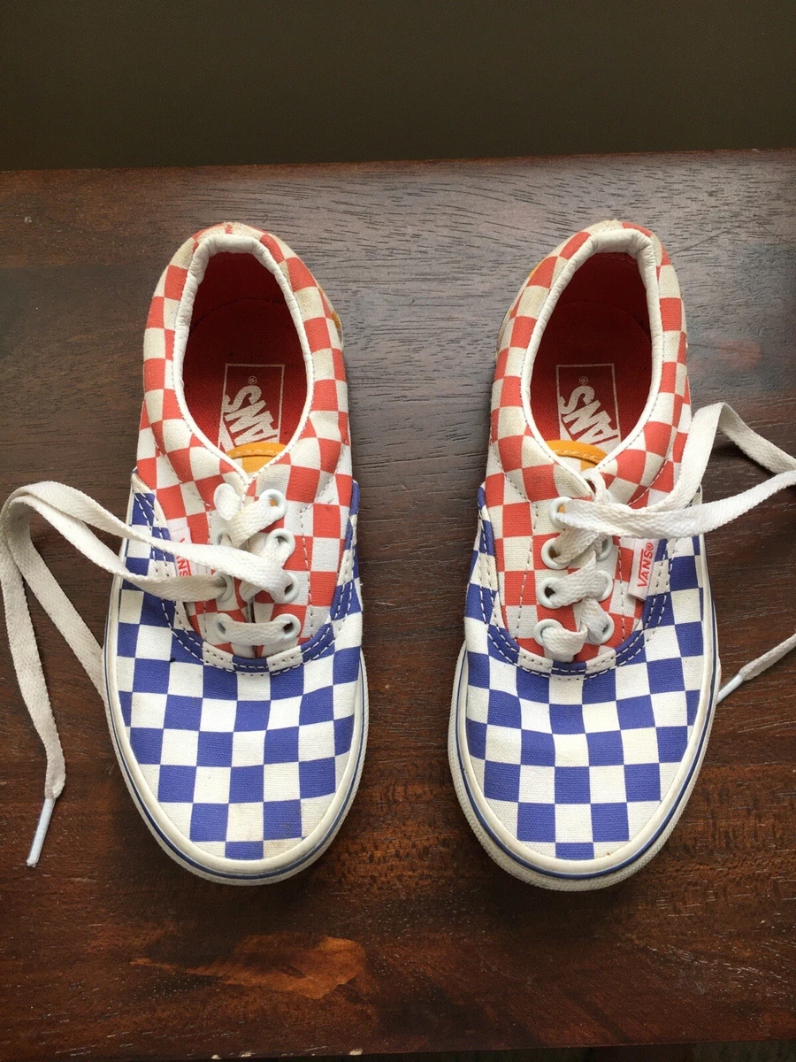 yellow checkered vans