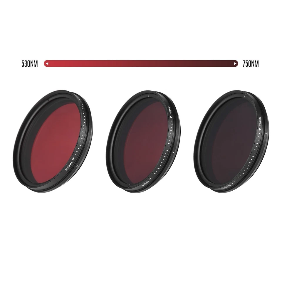 Adjustable Infrared Filter IR Pass X-Ray Lens Filter Variable from 530nm-750nm - Image 4 of 4